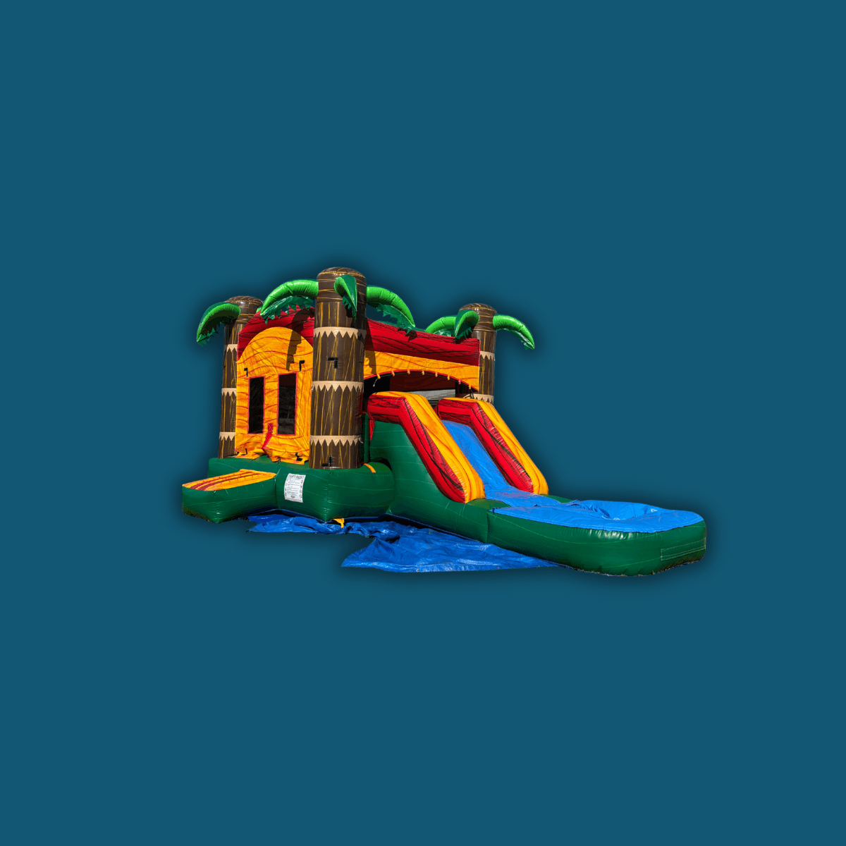 13 By 13 Tropical Bounce House Combo, image #1